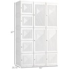 Portable Wardrobe Closet Bedroom Armoire Foldable Clothes Cube Storage Organizer