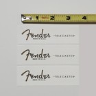 Fender Tele Waterslide Guitar Neck Headstock Decals  set Of 3 