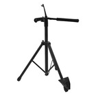 Adjustable Foldable Stand For Cello With Hook For Bow - Black