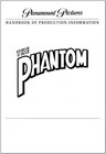 Phantom - 1996 Original Studio Press Kit - Has 6 Photos  8 Slides - Billy Zane