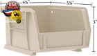 Akro-mils 08212yello 30210 Akrobins Plastic Hanging Stackable Storage Organizer 