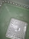 Mint Vintage Art Deco Starburst Embellished 1940s Flush Ceiling Light Cover