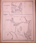 Rare Antique 1892 Plat Map   Errol   Randolph In Coos County  New Hampshire