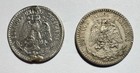 Lot Of 2 Mexico 20 Cents 1942  720 Coin Silver  20 Centavos -1471