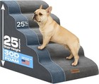 Extra Wide Dog Stairs For Large Dogs Up To 80lbs  25  Pet Steps For High Bed    