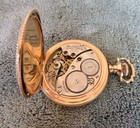 1907 Waltham Pocket Watch 0s 15j Double Hunter - Sunburst  Gold Filled Case Nice