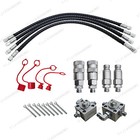 2 Three Way Diverter Valves For 1-2 Ton Chinese Mini Excavator W  Quick Connects