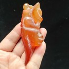New Listing Antique Chinese Natural Jade Carved  Ancient Jade Statue Pendant 704
