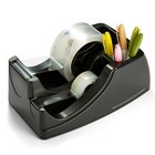 Recycled 2-in-1 Heavy Duty Tape Dispenser  1  And 3  Cores  Black 96690