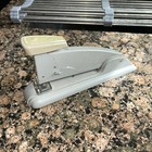 Vintage Industrial Mid Century Swingline Gray  4 Desktop Working Stapler 