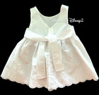 Build-a-bear White Eyelet Summer Dress Vintage Teddy Confirmation Clothes