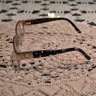 Versace Eyeglasses Frames Mod 1175-b 1002 Brown Gold Clear Crystals 53-17-135