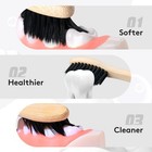 Bamboo Toothbrush Set  Soft Bristles  Eco-friendly  Vegan  10 Colors  10 Pack