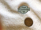 Vintage 1984 Harley Davidson Pewter   I Rode For Jerry s Kids  Mda Ride Pin