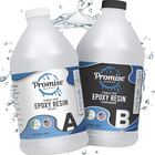 Promise Epoxy - 1 Gallon Kit Of Crystal Clear Table Top Epoxy Resin - New