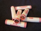 2007   original Bank Wrapped    Uncirculated Lincoln Cent Roll - Obw Pennies
