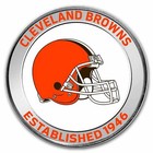 Nfl Cleveland Browns 1 Oz Silver Colorized Round  w box 
