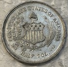 1947 Confederate Seal  csa  C  Smith So-called Half Dollar Deo Vindice 2 22 1862