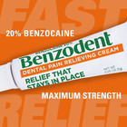 Dental Pain Relieving Cream For Dentures And Braces  Topical Anesthetic 0 25 Oz