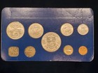 1970 Coins Of The Bahamas 9 Coin Set Uncirculated Franklin Mint      2 87 Troy Oz