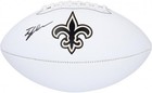 Tyler Shough New Orleans Saints Autographed Franklin White Panel Football