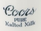 Antique Coors Pure Malted Milk Porcelain Soda Fountain Jar  No Lid  Nice  Gr8