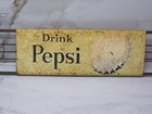 Vintage  drink Pepsi-cola  Advertising Soda Screen Door Pull Push Bar Expandable