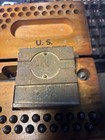 Wwii 1942 U s  C h  Hanson Military    marking Outfit    Complete Stamp Set W  Case
