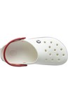 Crocs Unisex Men s And Women s Crocband Clog  White blue Jean  6 Women 4 Men