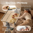 3 In 1 Baby Bassinet rocking Bedside Crib Sleeper For Newborns adjustable Height