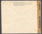 Curacao To Usa New York Airmail Censor Cover 1943 Multiple Franking W 6 Stamps