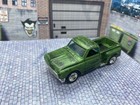 Hot Wheels Custom    69 Chevy Pickup Super Custom Real Riders Green