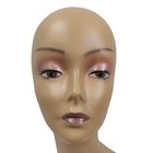 Women Tabletop Wig Hat Jewelry Bald Model Plastic Mannequin Head