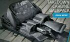 Vism Discreet Takedown Pistol Carbine Backpack Tactical Rifle Bag Shoot Hunt Blk