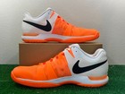Sz 12 Men - Nike Zoom Vapor 9 5 Tour Federer Orange Tennis Pickleball Shoes Rare