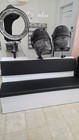 Adjustable Standing Hood Hair Dryer On Stand  Black clear  Suitable For Hair