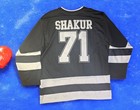 Tupac 2pac Est  1971 Black   White Hockey Jersey Rare Men s Sz Med  Hip Hop Icon