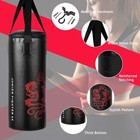 Gymax Kids Punching Bag Set Prefilled Junior Kick Boxing Bag Kit With Gloves Ju