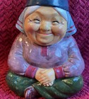 Vintage Lady Gnome Piggy Bank Unieboek B v  1979 Cute For Bank Collection