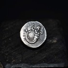 Ancient Greek Silver Stater Coin Sinopeon Triton   Twin Dolphins Rare