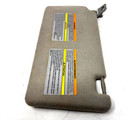 05-12 Nissan Frontier Xterra Driver Sun Visor Fuzzy Texture No Mirror Gray Oem