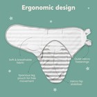 Cotton Swaddle Sleep Sack With Hook And Loop Closure Breathable Newborn Wrap