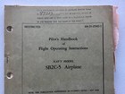 Original Wwii 1945 Pilot s Flight Handbook Us Navy Model Sb2c-5 Helldiver Bomber