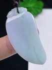 Icy Green Jadeite Natural A Jade Pendant Fugua 0630