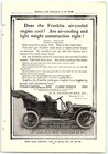 1907 Reo Motor Car Company Automobile Michigan Vintage Advertisement Z471