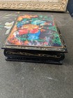 Russian Lacquer Box Vintage  Handmade Palekh  Signed 