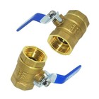 1 2  Brass Ball Valve Npt Female Full Port 300 Wog Lead Free - Heavy Duty Lever