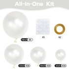 Pearl White Balloons Different Sizes 5 10 12 18 Inch  134 Pcs White Balloon G   