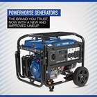 Powerhorse Portable Dual Fuel Generator With Electric Start  9500 Watts