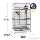 Prevue Pet Products Imperial Extra Large Stainless Bird Cage